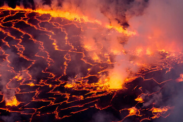 Volcan Nyiragongo, Rift Valley, R.D. Congo 