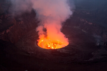 Volcan Nyiragongo, Rift Valley, R.D. Congo 