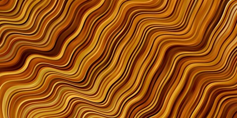 Dark Orange vector texture with circular arc. Gradient illustration in simple style with bows. Pattern for commercials, ads.