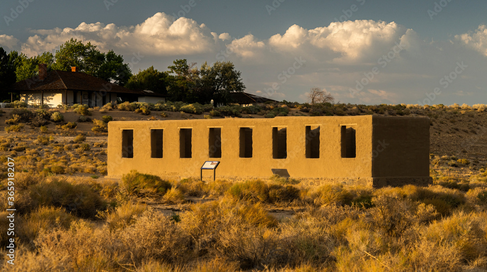 Wall mural fort churchill state historic park in silver springs nevada