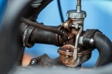 fuel pump, injection system in motorcycle engine