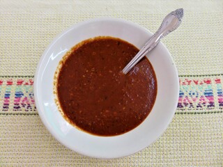 Traditional Mexican salsa