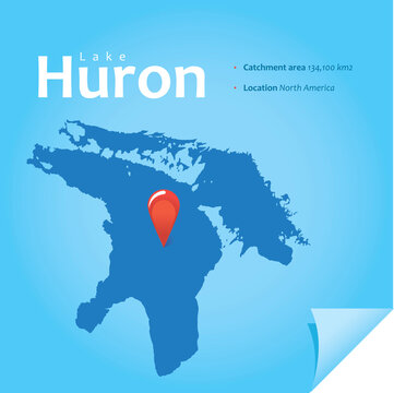 lake Huron vector