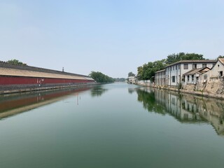 Fototapeta na wymiar Douve de la Cité interdite à Pékin, Chine