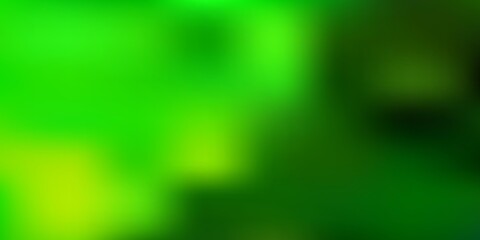 Fototapeta premium Light green, yellow vector abstract blur layout.