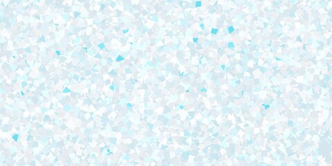 Light blue, red vector background with triangles.