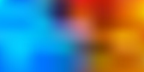 Light blue, yellow vector blur backdrop.