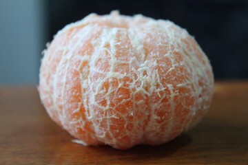 close up of an orange