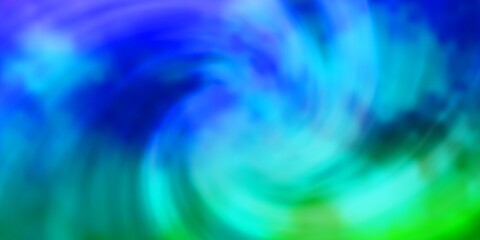 Naklejka premium Light Multicolor vector layout with cloudscape. Abstract colorful clouds on gradient illustration. Template for landing pages.