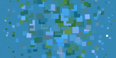 Light BLUE vector background in polygonal style. Colorful illustration with gradient rectangles and squares. Pattern for websites, landing pages.