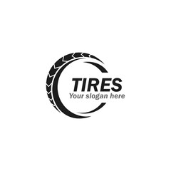 Tires logo - obrazy, fototapety, plakaty