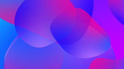 Abstract gradient geometric background. Fluid shapes and colorful graphic design.