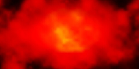 Dark Red vector layout with cloudscape. Abstract illustration with colorful gradient clouds. Template for landing pages.