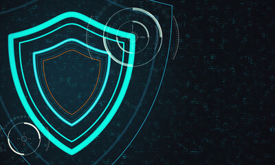 Glowing digital system security interface. © Who is Danny