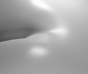 3d model of an abstract shiny white surface like alabaster or marble, suggesting the lumbar or sacral area or a classical sculpture