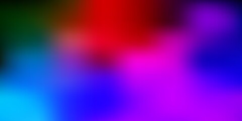 Dark multicolor vector blur texture.