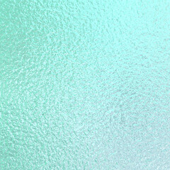 Mint green foil paper texture background.