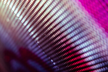 CloseUp LED blurred screen. LED soft focus background. abstract background ideal for design.