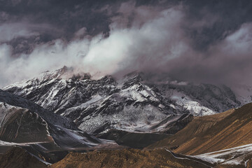 Mountain peak in Nepal Himalaya