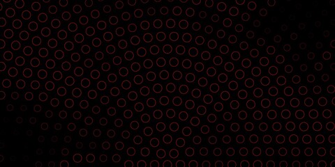 Fototapeta na wymiar Dark Red, Yellow vector pattern with spheres. Abstract colorful disks on simple gradient background. Pattern for booklets, leaflets.