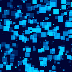 Blockchain technology with abstract background. Big data visualization. 3D rendering.