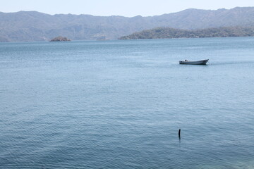 Obraz premium Lago de Ilopango. 