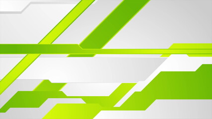 Grey green geometric minimal tech background