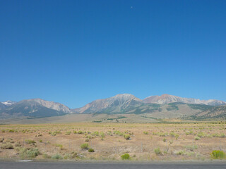 Mountain landscape near Mono Lake