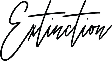 Hand drawn lettering, Environment theme. Vector illustration, paint with brush. Isolated phrase on white background.