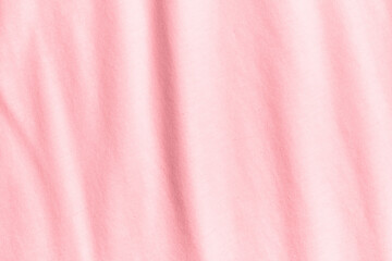 Fototapeta premium Texture and background of crumpled pastel pink fabric