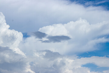 blue sky with clouds