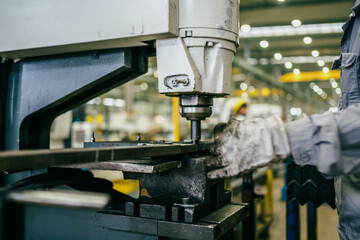 worker working in factory