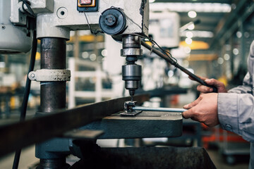 worker working in factory