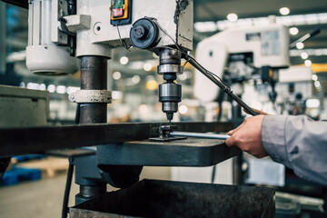 worker working in factory