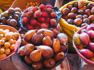 インドネシアのいろいろなフルーツ