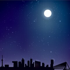 night sky background