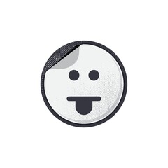 emoticon with tongue sticking out