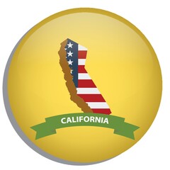 map of california state