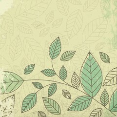 Fototapeta premium floral grunge background