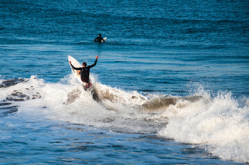 surfer in action