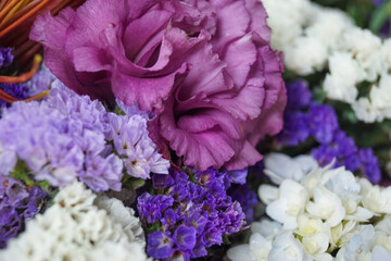 紫陽花の花手水