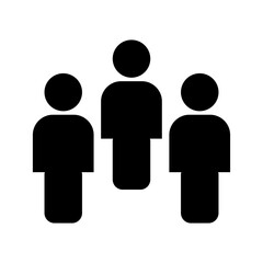 Team icon with glyph style