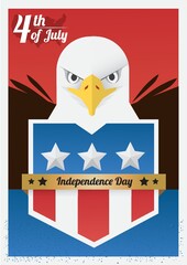 fourth of july independence day poster