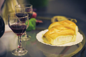 Bread and wine