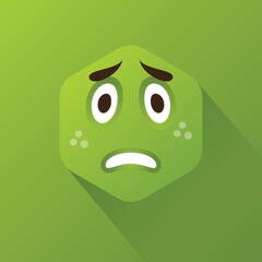 frightened emoticon