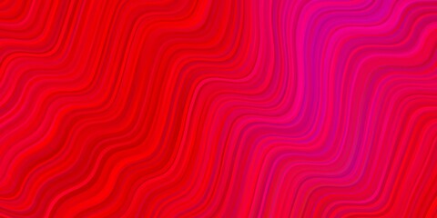 Dark Red vector backdrop with bent lines.