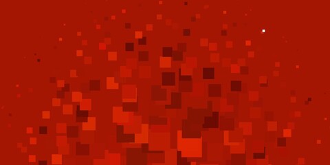 Light Orange vector layout with lines, rectangles. New abstract illustration with rectangular shapes. Pattern for websites, landing pages.