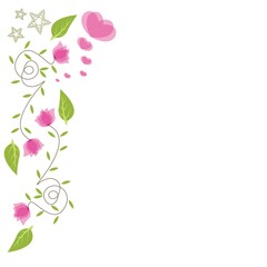 floral border design