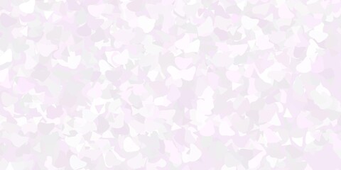 Light purple vector template with abstract forms.