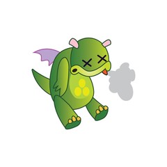 dragon tired